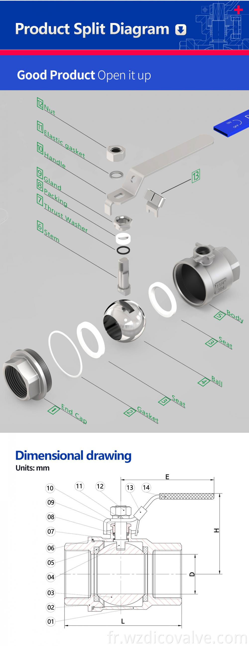 Male Female Ball Valve